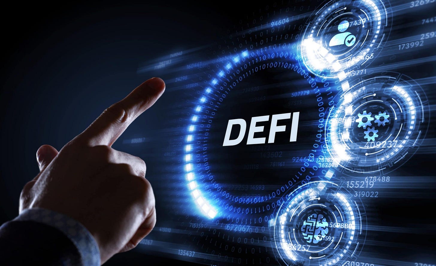 The crypto market is going through a shaky adjustment. However, the DeFi sector is up 1.42%.