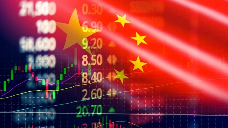 China's A-Share Market Closes Lower as Three Major Indexes Drop, Shanghai Composite Down 1%