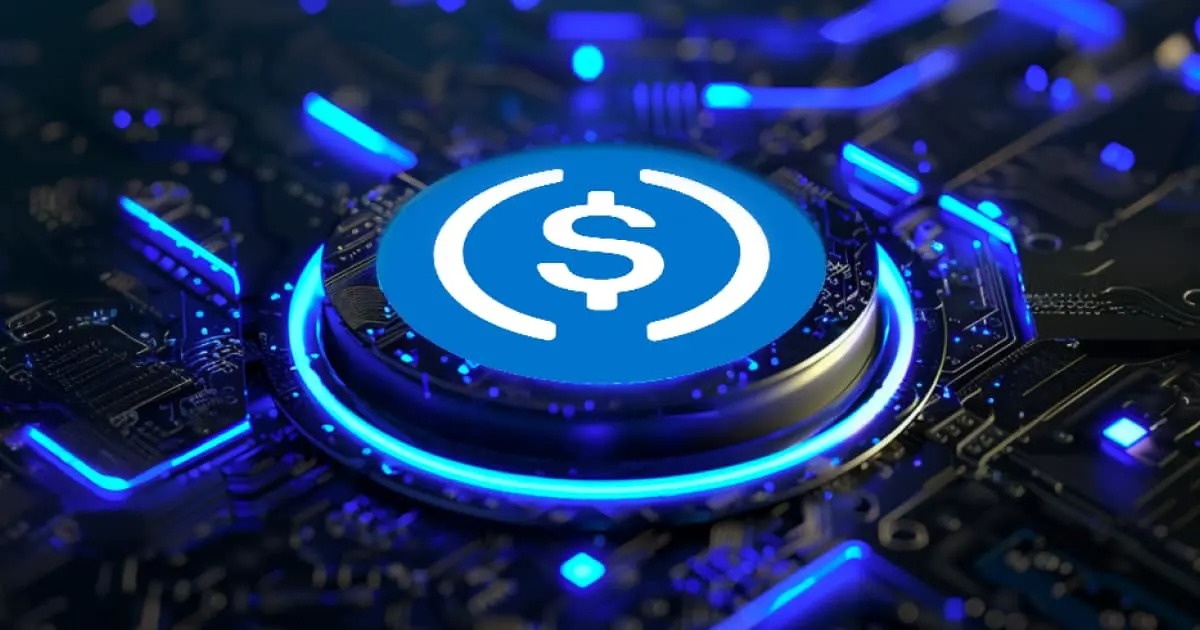 The circulating supply of USDC increased by about 1.2 billion tokens over the past seven days.