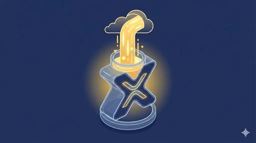 Visualizing massive liquidity inflows into a specific digital asset.