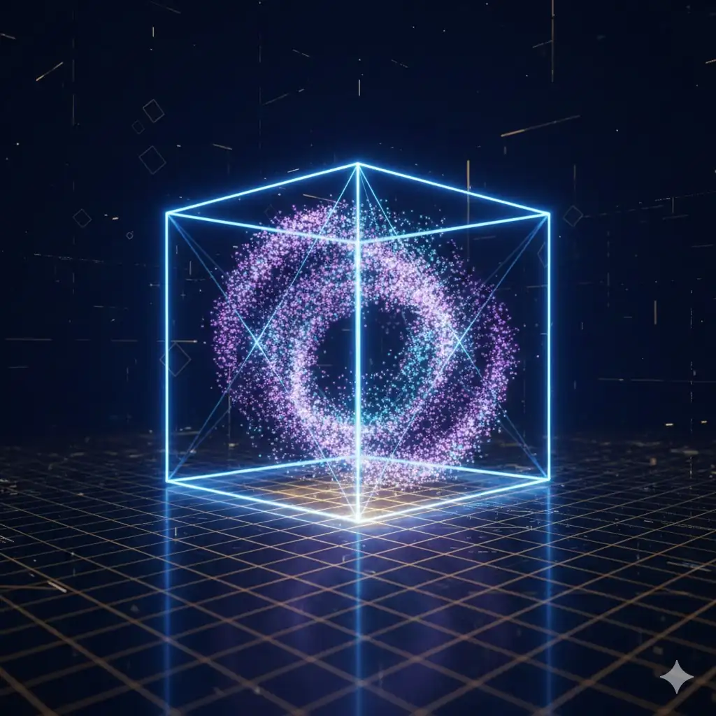 A futuristic digital vault made of light, filled with glowing SUI tokens, symbolizing Mill City's massive treasury acquisition.