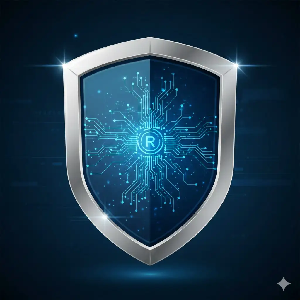 A conceptual image representing the integration of regulatory authority with digital asset technology.