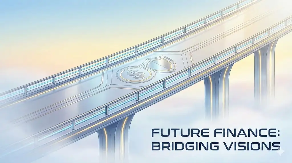 A header image showing a clean, futuristic bridge leading toward a bright financial horizon, symbolizing market clarity.
