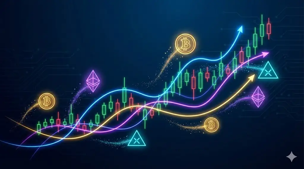 A conceptual header image showing the upward momentum and recovery in the cryptocurrency market.