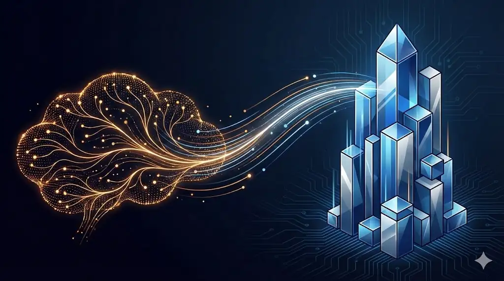 Conceptual illustration showing the convergence of decentralized community networks and institutional financial structures in the cryptocurrency space.