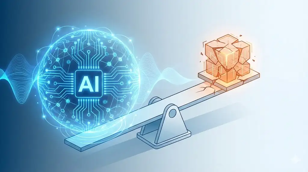 A conceptual illustration representing the high cost of Large Language Models creating financial pressure on AI startups.