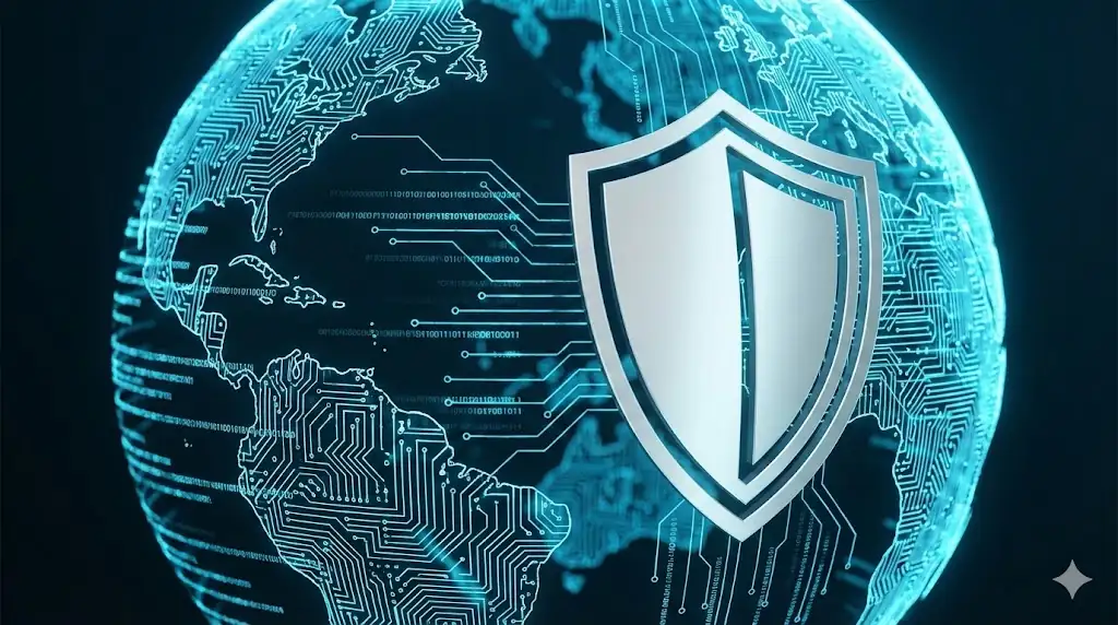 Abstract representation of global digital asset markets under regulatory oversight.