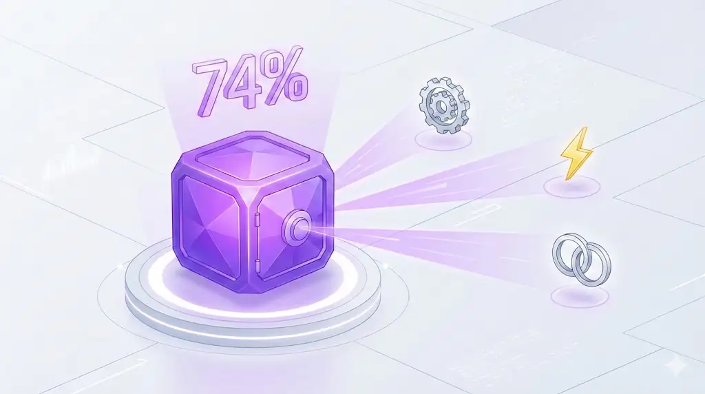 An abstract representation of Cardano's decentralized treasury, with community-approved funds allocated to various development initiatives.