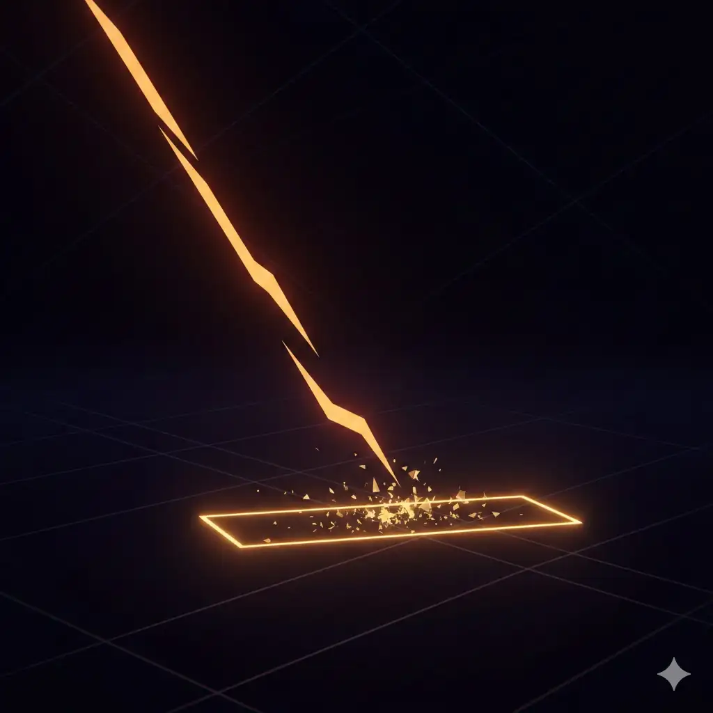 Conceptual graphic showing a price trend entering a highlighted accumulation zone