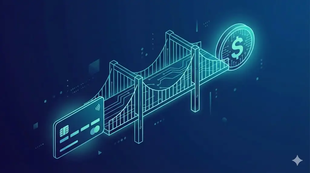 Showcases the convergence of traditional payment networks and stablecoin infrastructure.