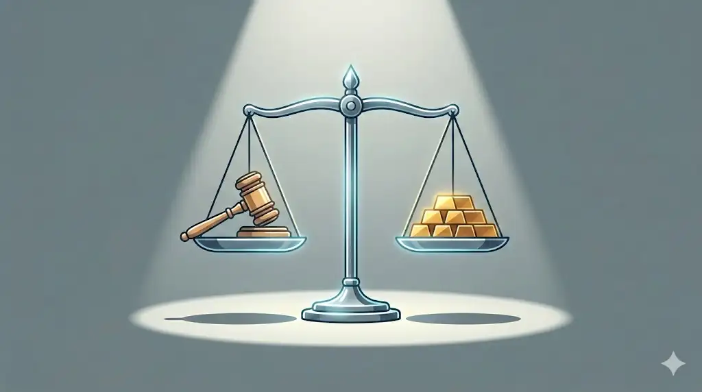 A conceptual image symbolizing regulatory clarity leading to financial growth and market stability.