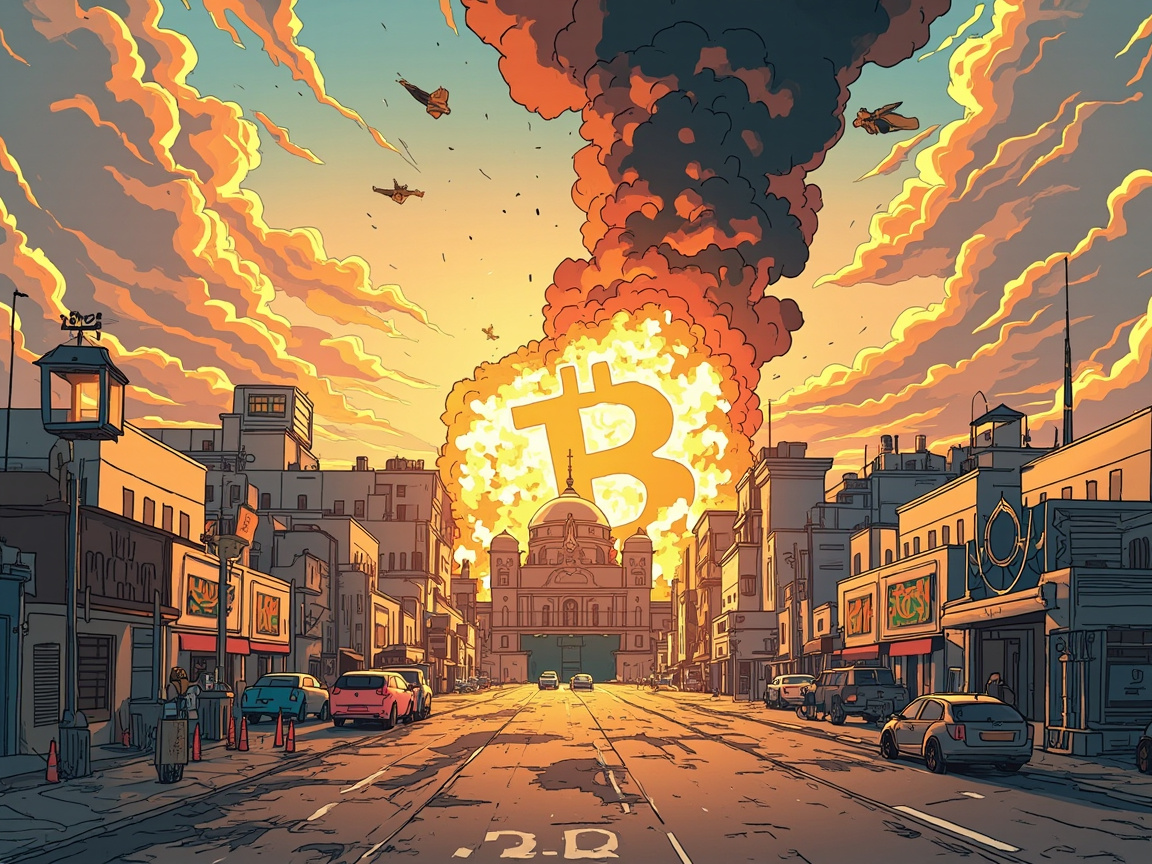 Geopolitical Shockwave Hits Middle East, But Bitcoin Markets Stay Eerily Calm
