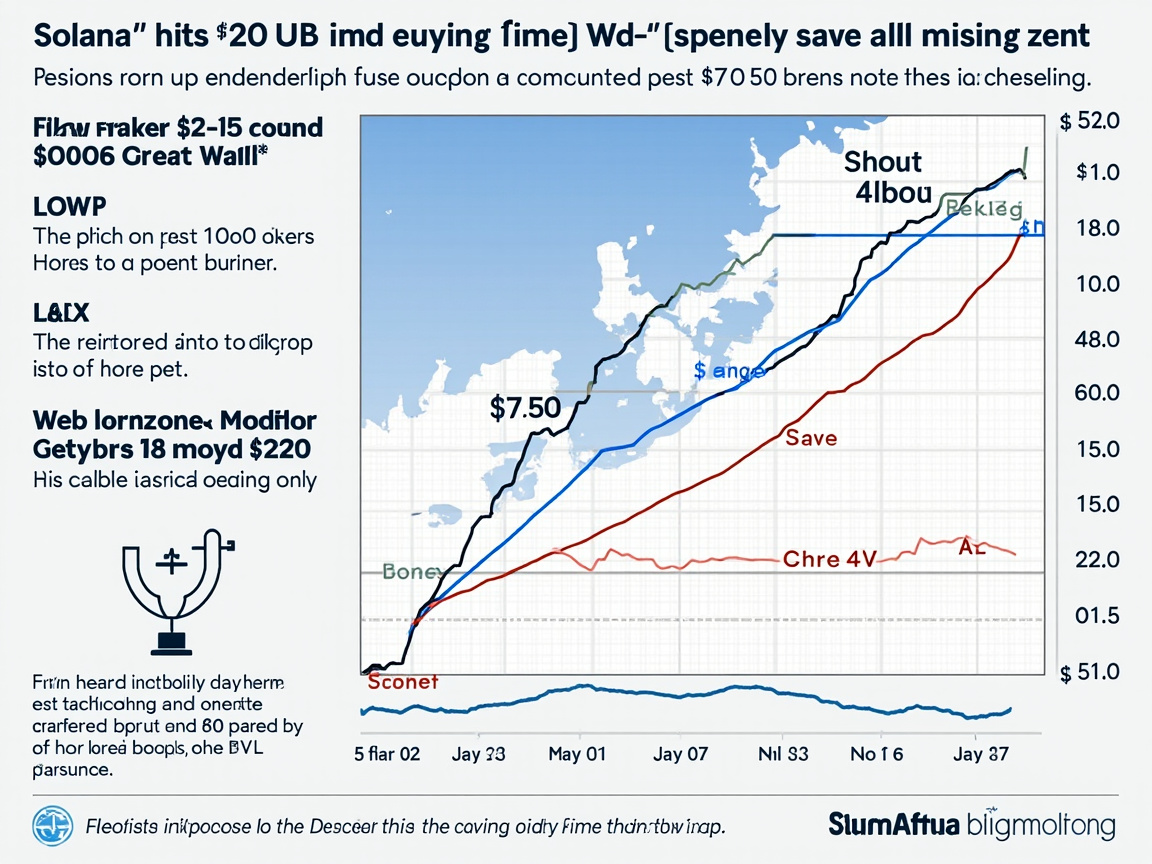 Solana Hits the 'Great Wall' Support Zone, But Buyers Are Still Missing