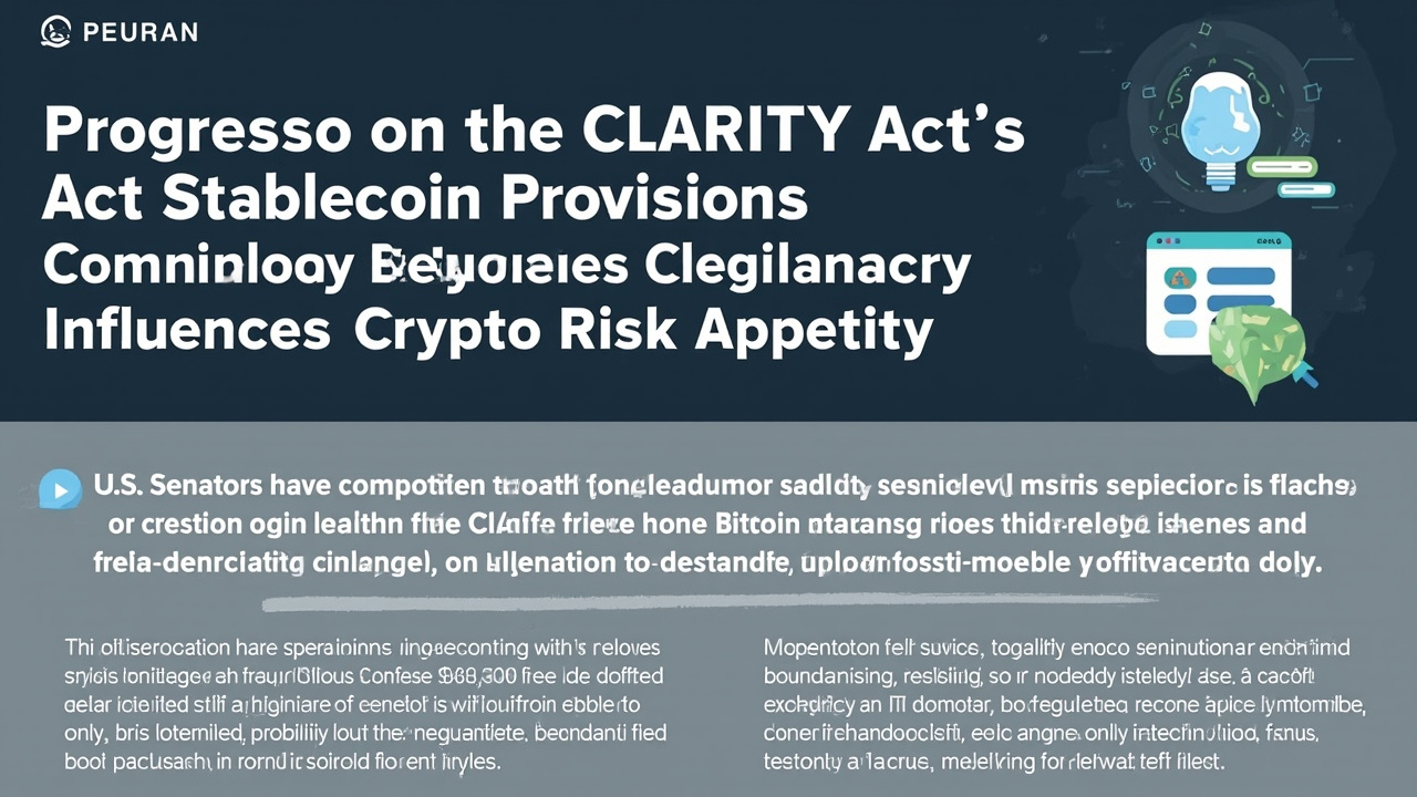 A compromise on stablecoin rewards under the CLARITY Act lifted regulatory clarity expectations and coincided with Bitcoin trading above $81,000 — Market Structure Reading infographic
